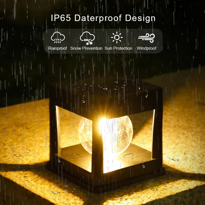 LumiSolar™ Buiten LED Pilarenlamp – Stijlvolle Zonne-energie Verlichting voor Trap, Muur & Tuin