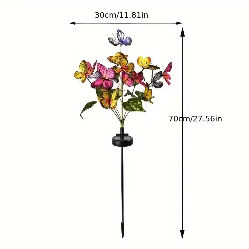 GardenGlow™ Zonne-energie Vlinderlamp – Betoverende Tuindecoratie met Sfeervol Lichtspel