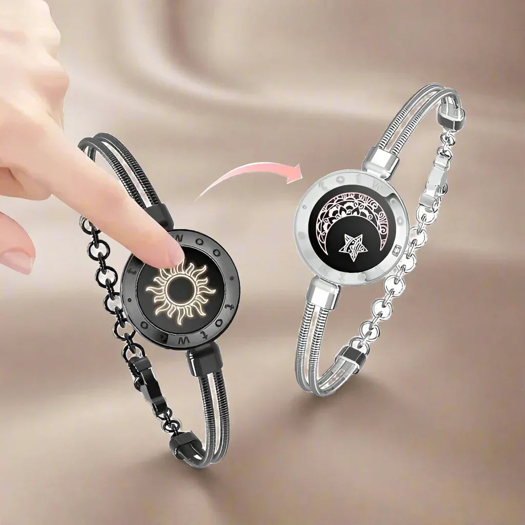 LoveLink™ by TOTWOO | Slimme Koppel Armbanden – Voel Elkaars Aanraking, Altijd