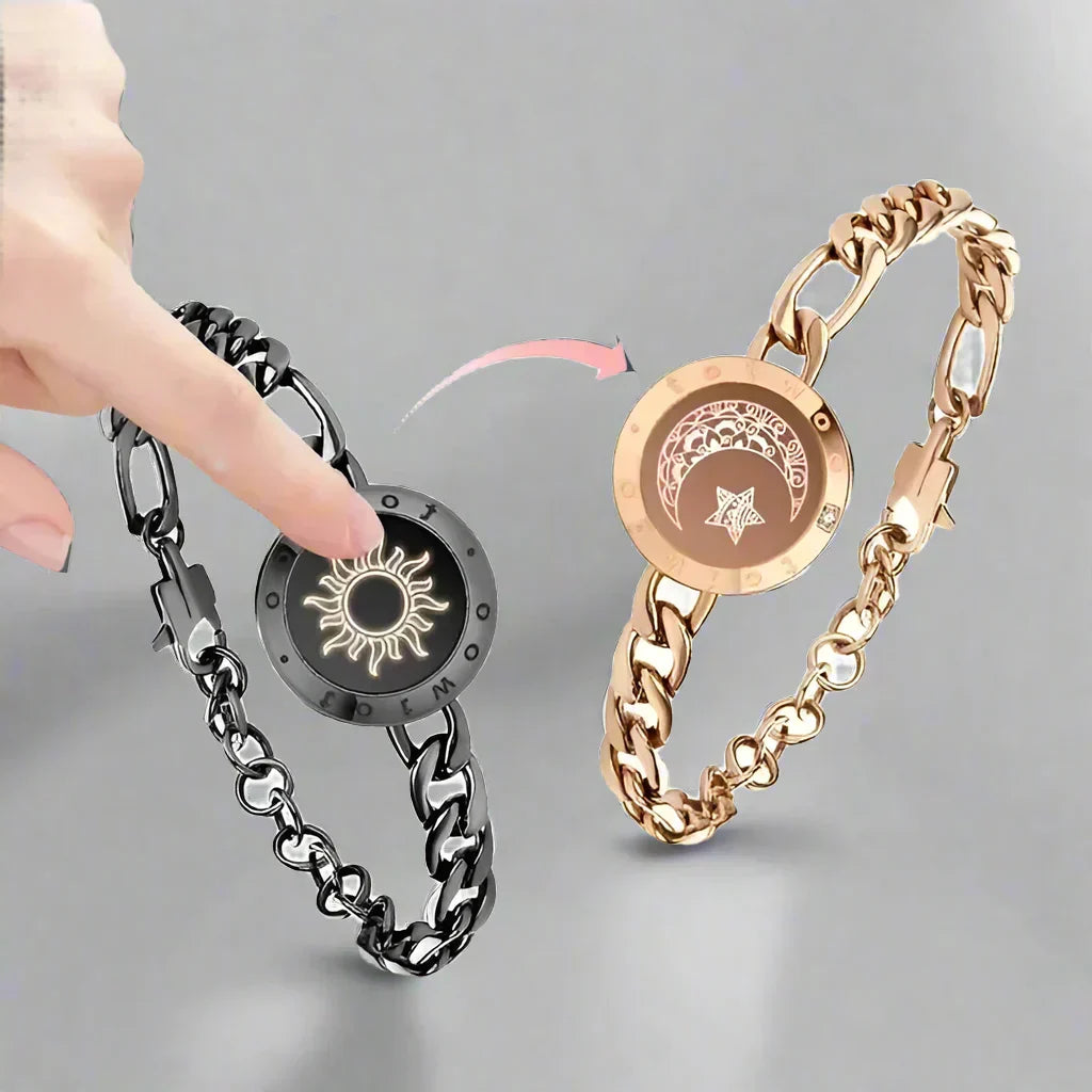 LoveLink™ by TOTWOO | Slimme Koppel Armbanden – Voel Elkaars Aanraking, Altijd
