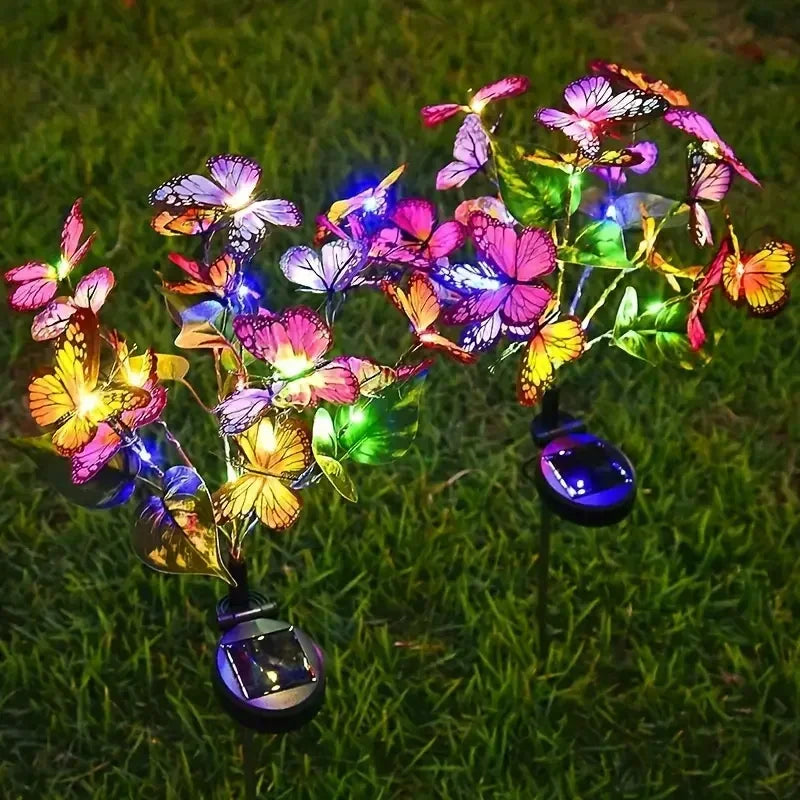 GardenGlow™ Zonne-energie Vlinderlamp – Betoverende Tuindecoratie met Sfeervol Lichtspel