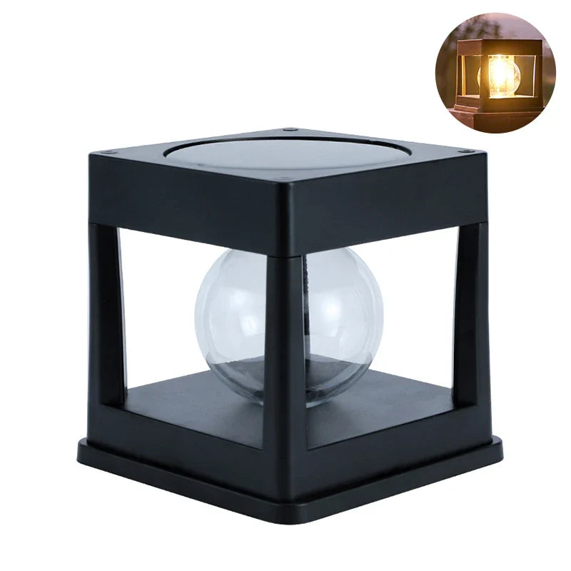 LumiSolar™ Buiten LED Pilarenlamp – Stijlvolle Zonne-energie Verlichting voor Trap, Muur & Tuin