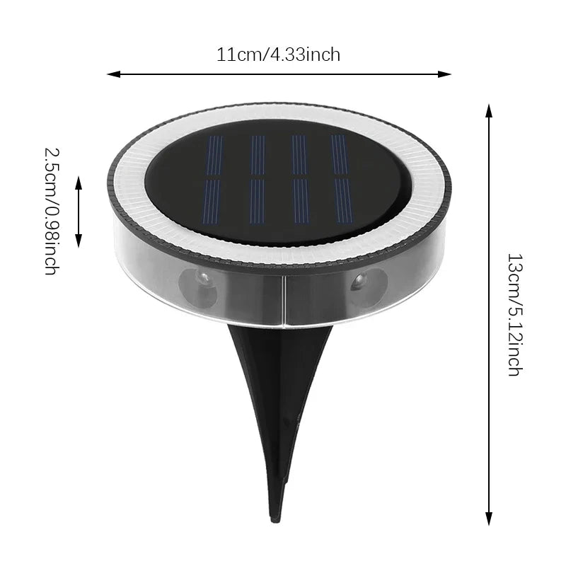 FloorGlow™ Solar Grondlampen Set – Sfeervol Pad & Tuin Verlichten Zonder Stroom