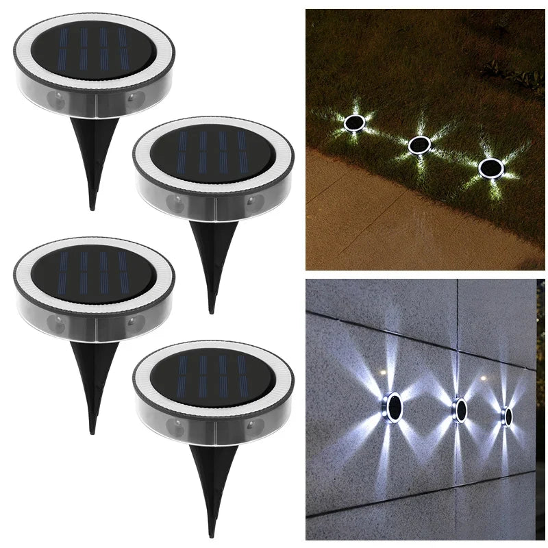 FloorGlow™ Solar Grondlampen Set – Sfeervol Pad & Tuin Verlichten Zonder Stroom
