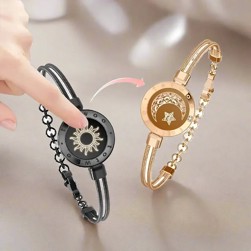 LoveLink™ by TOTWOO | Slimme Koppel Armbanden – Voel Elkaars Aanraking, Altijd