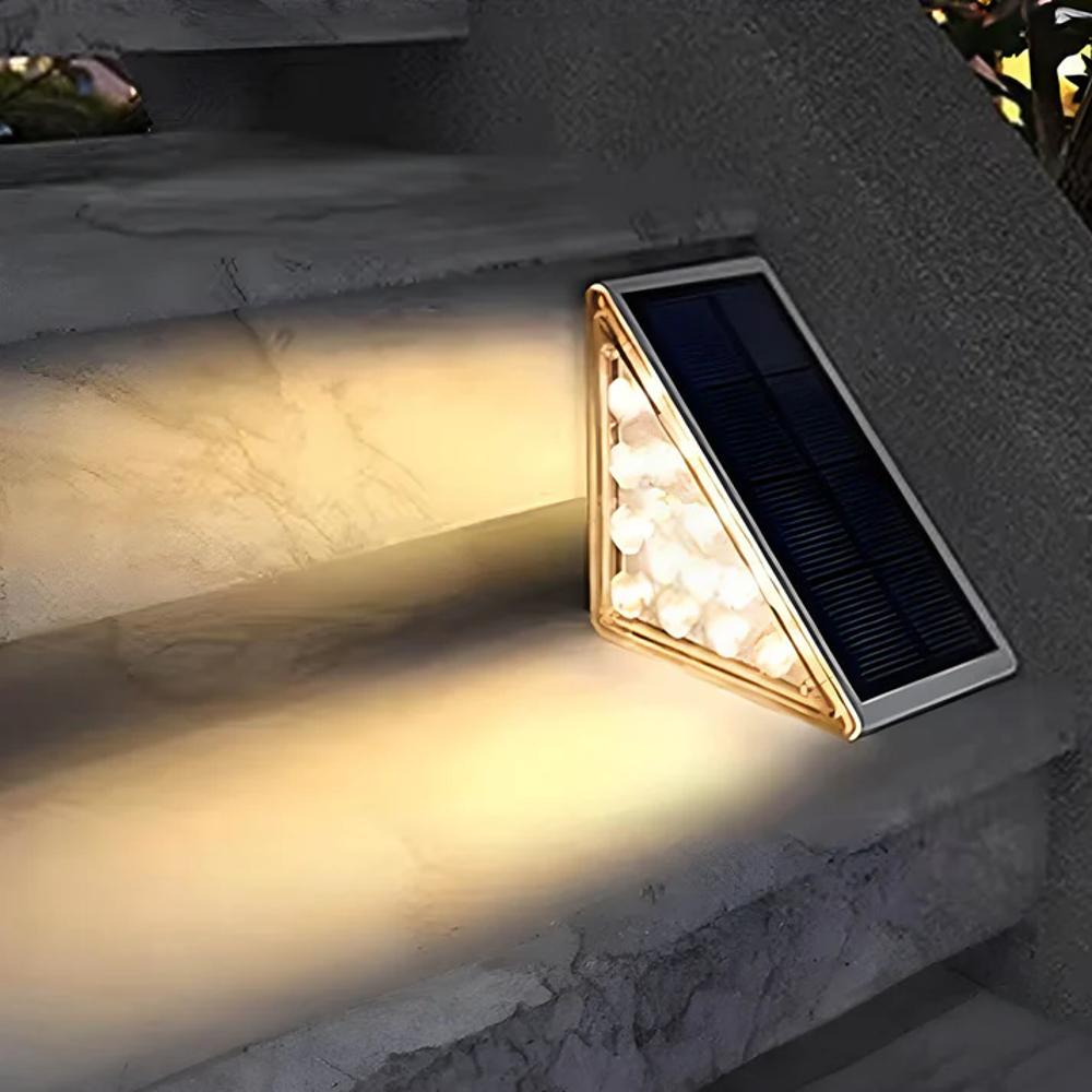 LumiStep™ Zonne-energie Trapverlichting – Veilig & Sfeervol Buiten