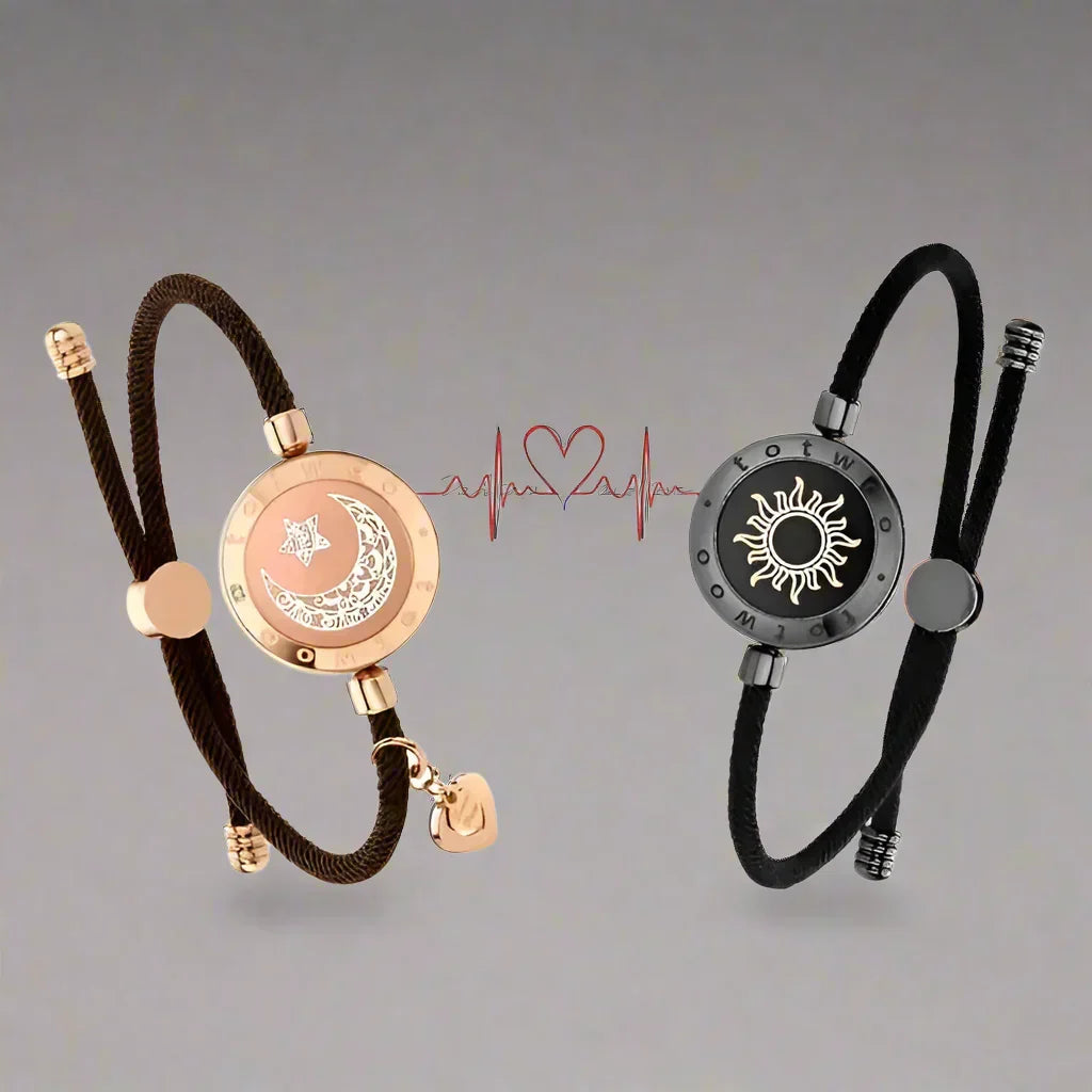 LoveLink™ by TOTWOO | Slimme Koppel Armbanden – Voel Elkaars Aanraking, Altijd