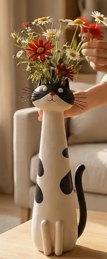 PurrfectVase™ Vrolijke Kattenvaas