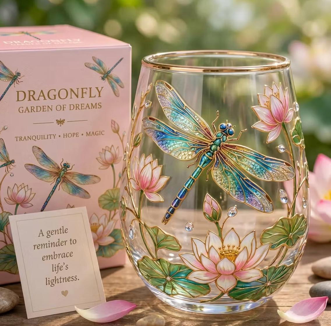 NatureArt™ Handgeschilderde Drinkglazen – Uniek Kunstwerk in Glas