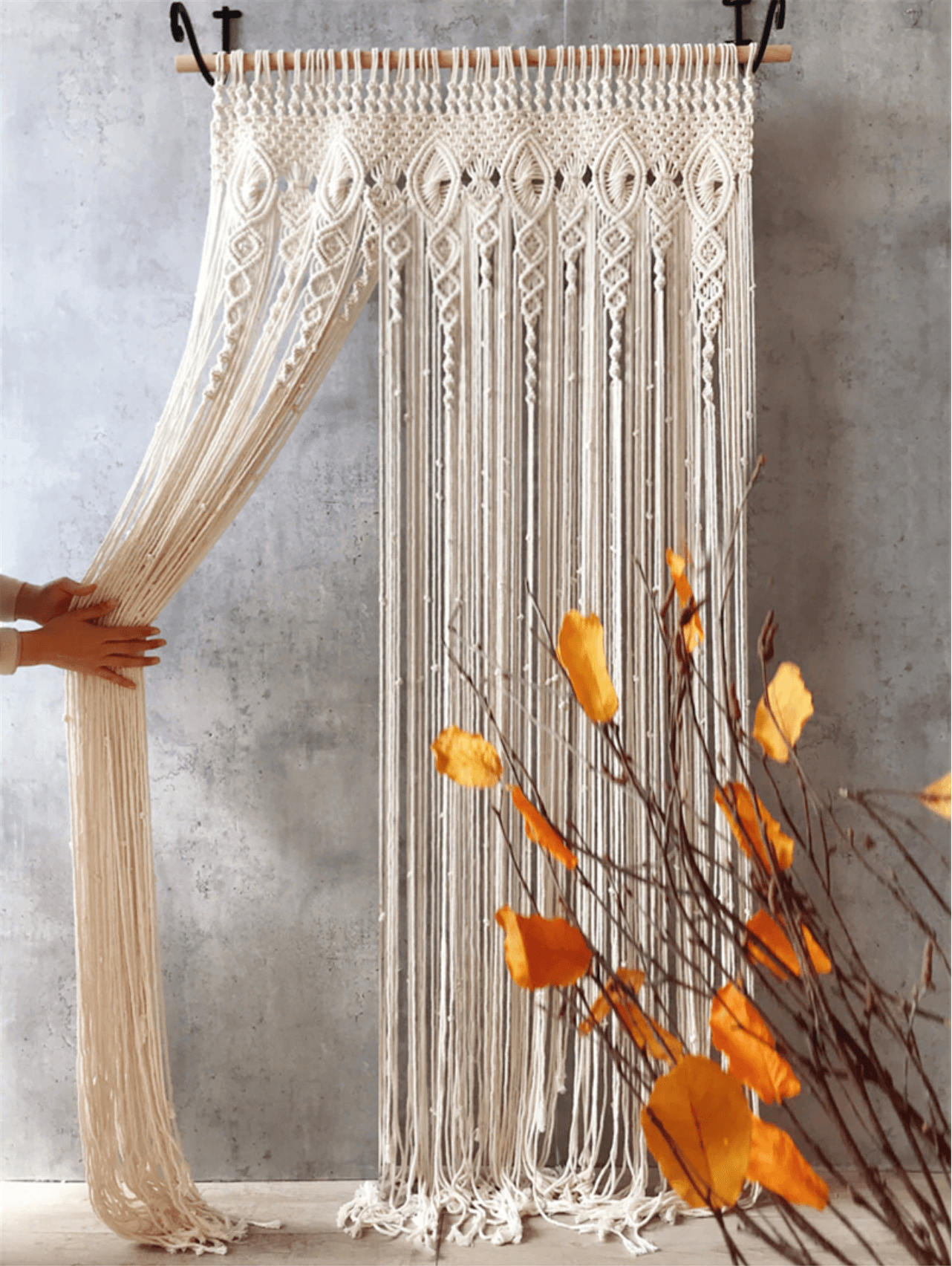 BohoCharm™ Macramé Gordijn