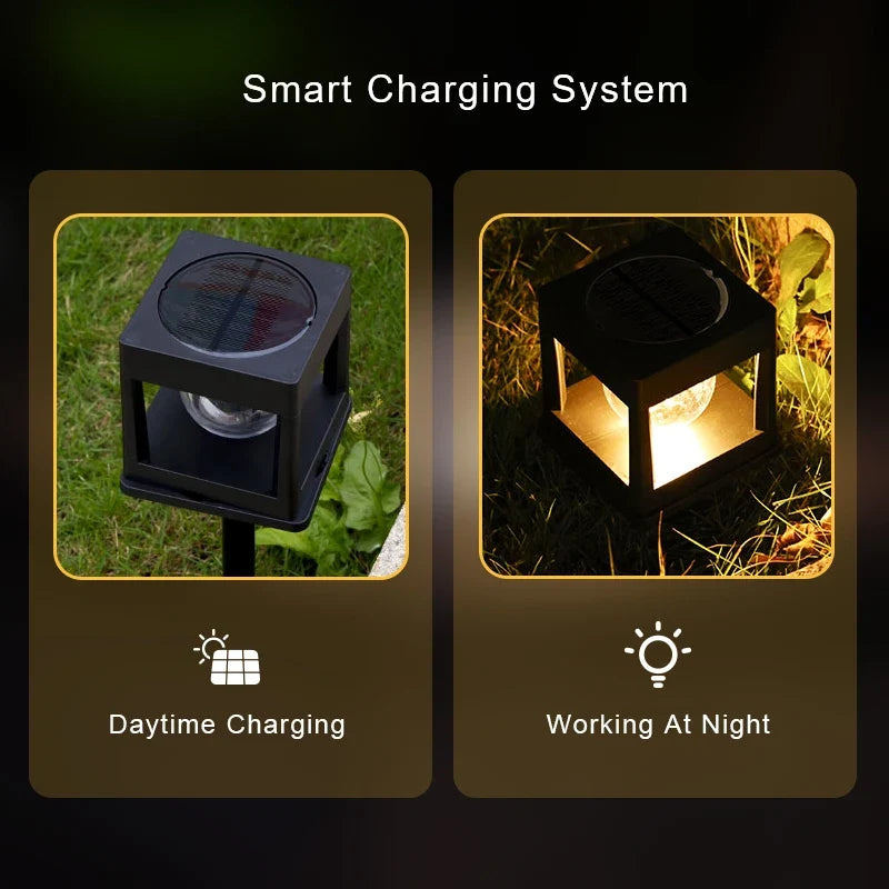 LumiSolar™ Buiten LED Pilarenlamp – Stijlvolle Zonne-energie Verlichting voor Trap, Muur & Tuin