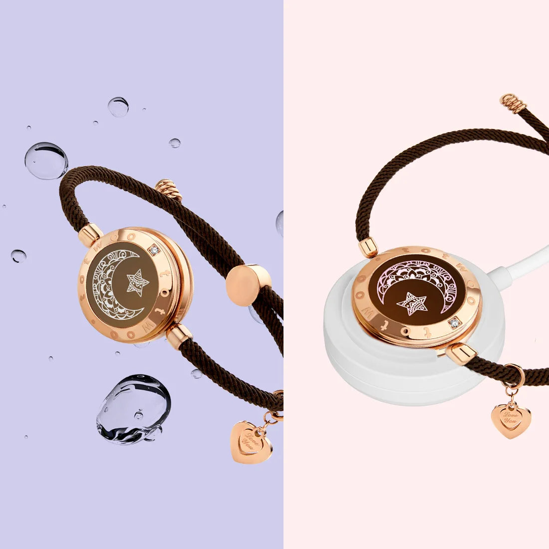 LoveLink™ by TOTWOO | Slimme Koppel Armbanden – Voel Elkaars Aanraking, Altijd