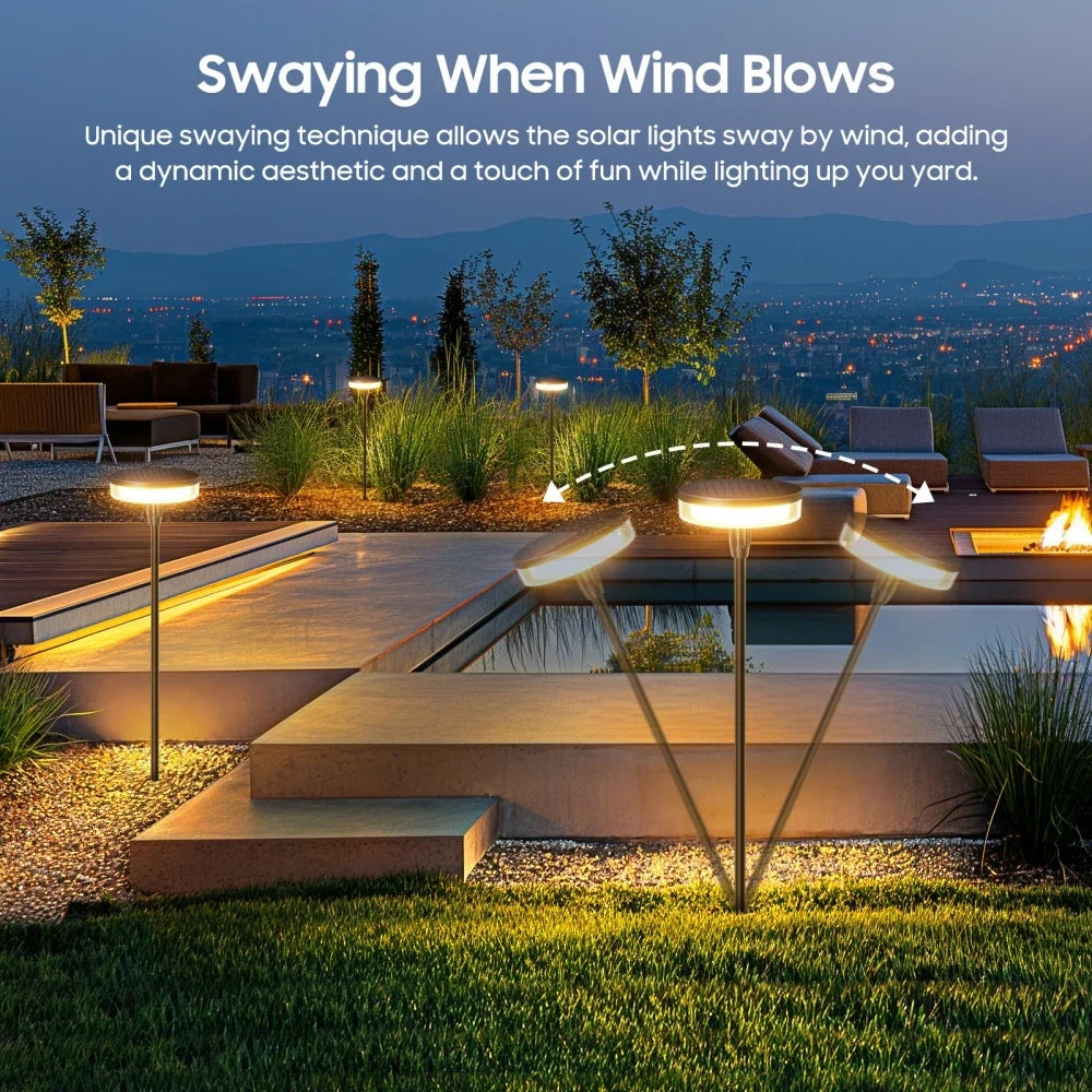GlowWisp™ Bewegende Solar Tuinlamp – Magische Vuurvliegjes Sfeer