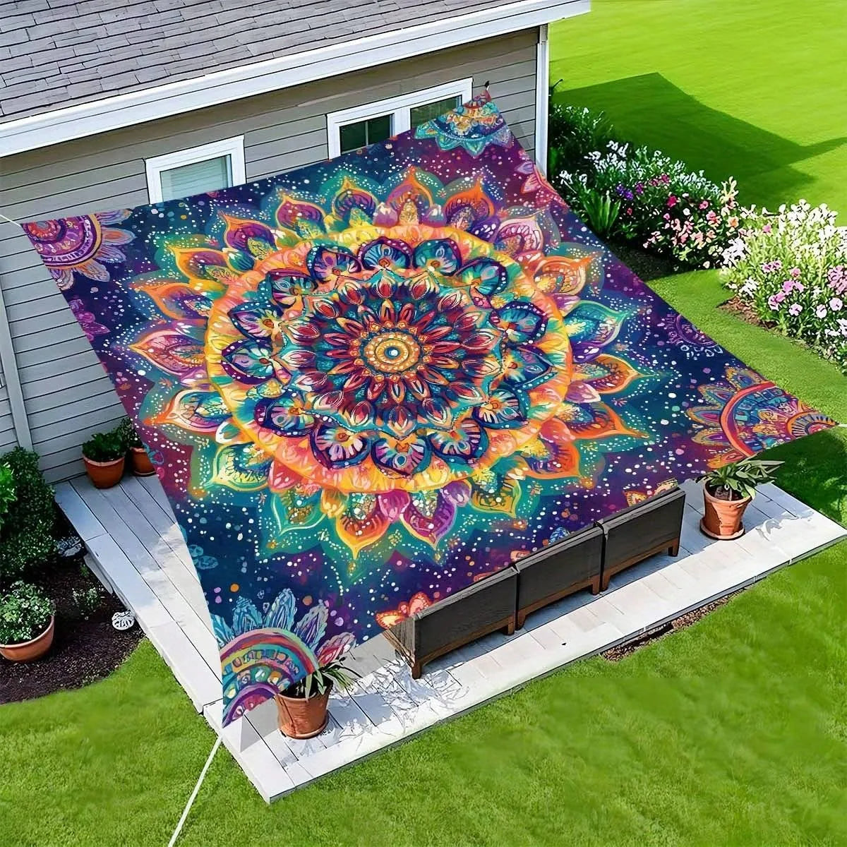 Boho Zonnescherm Zeil