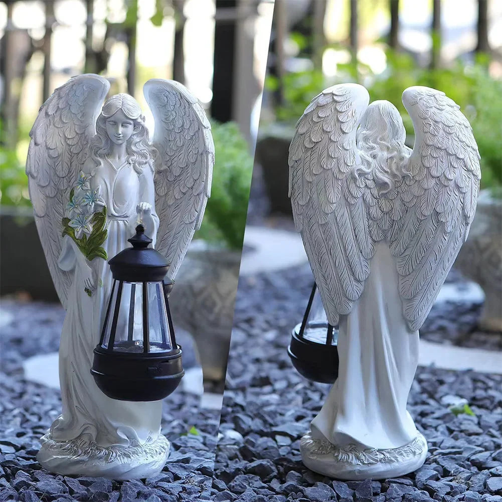 AngelGlow™ Solar LED Tuinbeeld – Engelensfeer in Uw Tuin