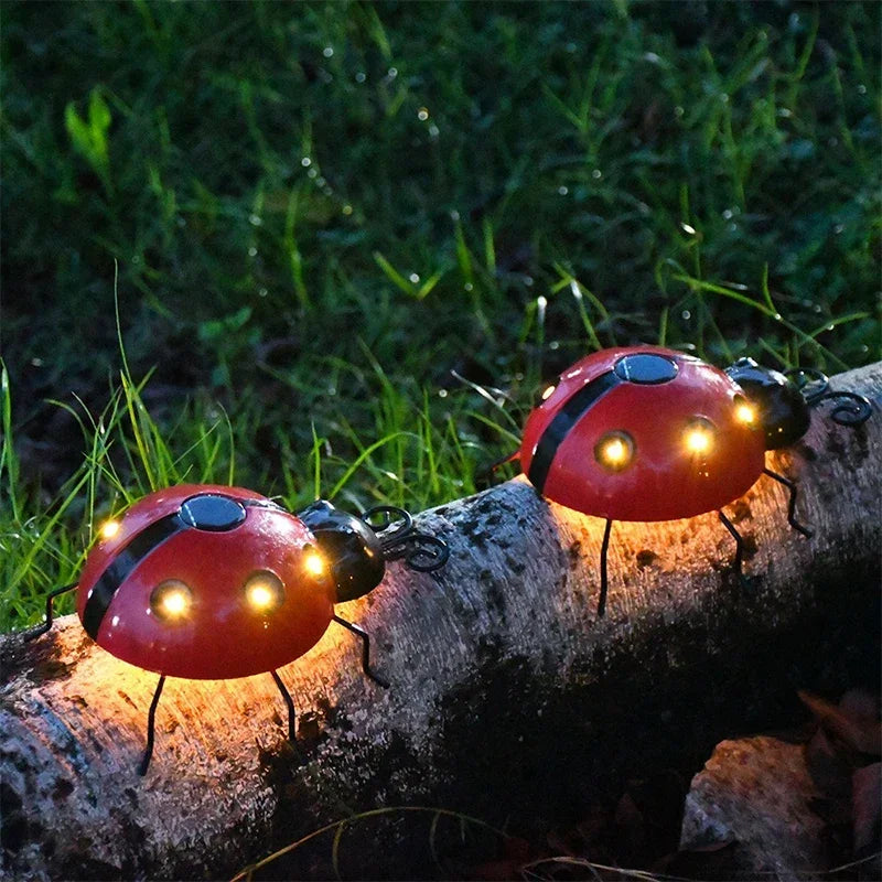 SunnyGlow™ Zonne-energie Lieveheersbeestje Tuinlamp