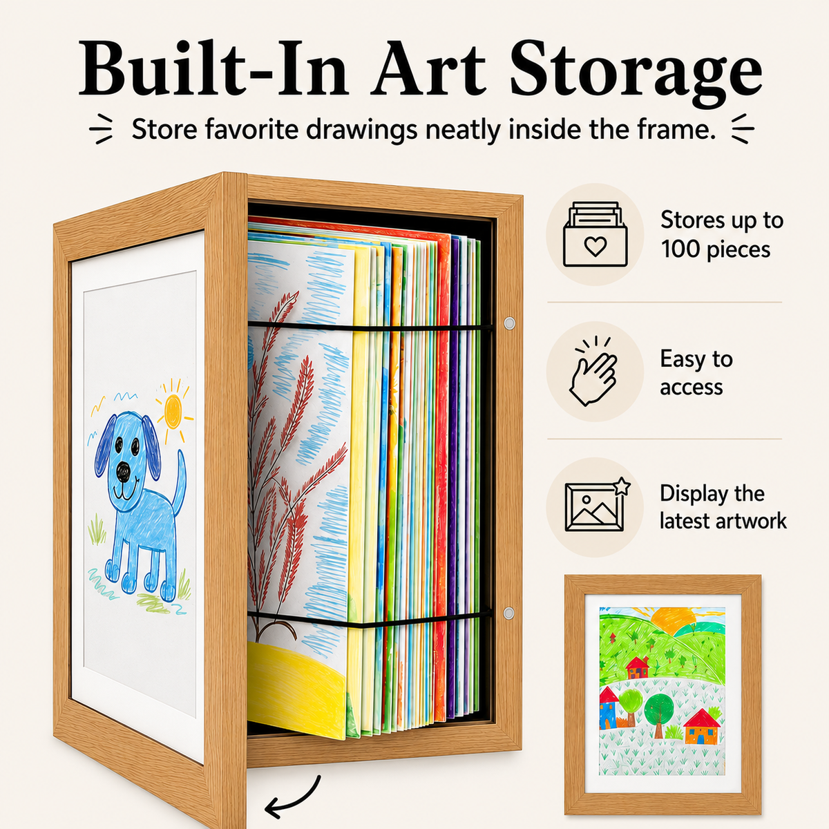 ArtFrame™ Kinderkunstlijst