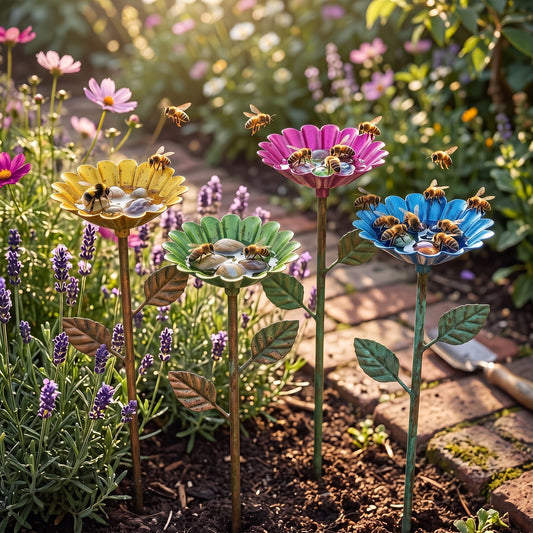 BeeHaven™ Bijendrinkbak – Geef Bijen een Veilige Oase in Jouw Tuin