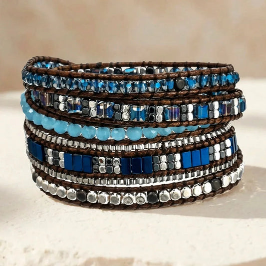 Nacht van de Farao's — Lapis Lazuli & Sodaliet Armband