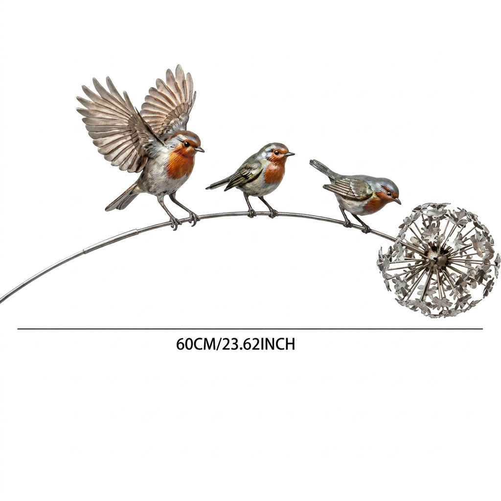 GardenJoy™ Roodborstjes Tuindecoratie