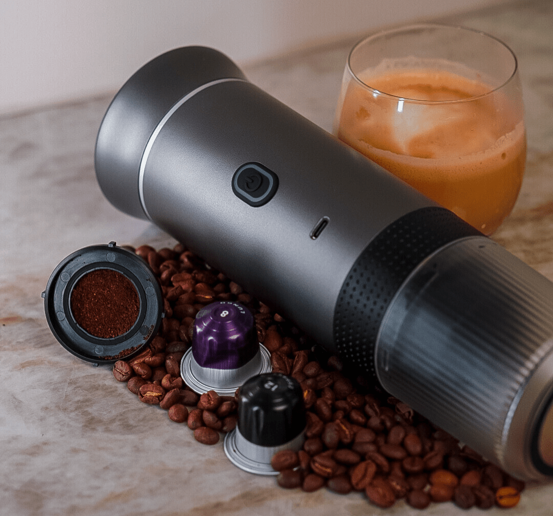 CoffeeGo™ Draagbare Espressomachine | Barista-Kwaliteit Overal