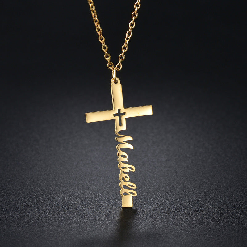 NicheStyle- Kruis Hanger NaamKetting
