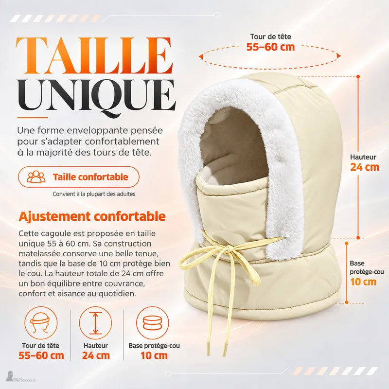 Luna- Dikke Cagoule voor Dames