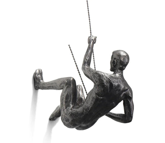 InspireClimb™ Klimkunst Wandsculptuur | Handgemaakt & Inspirerend