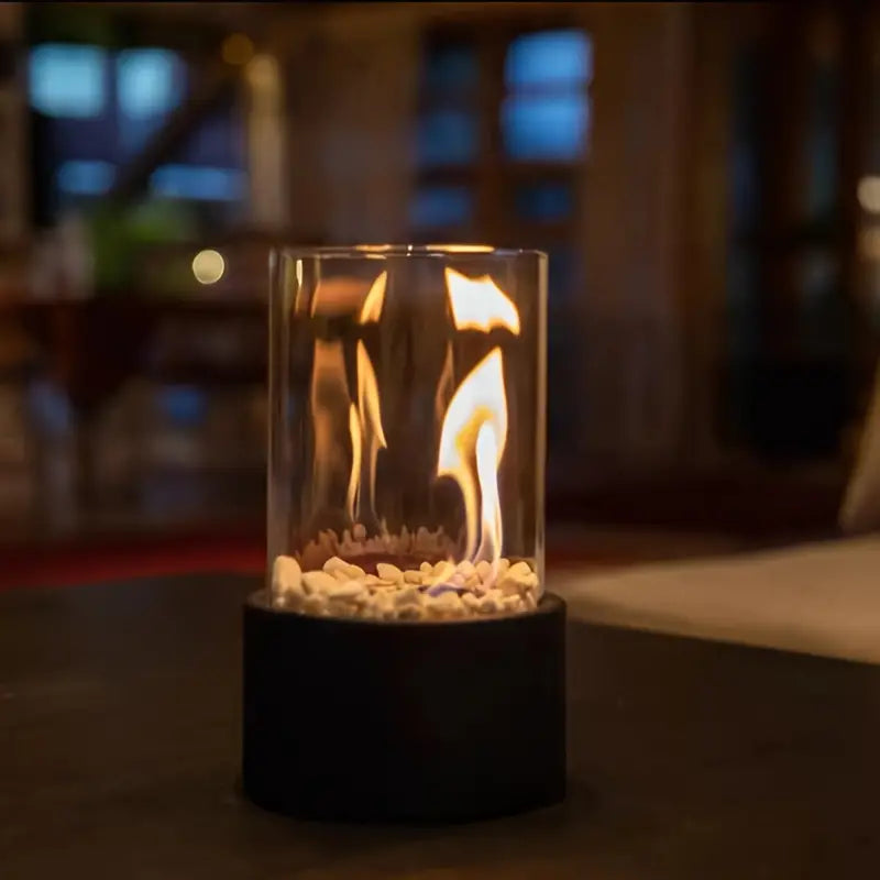 FlameAura™ Sfeerhaard – Draagbare Vuurbron voor Binnen & Buiten