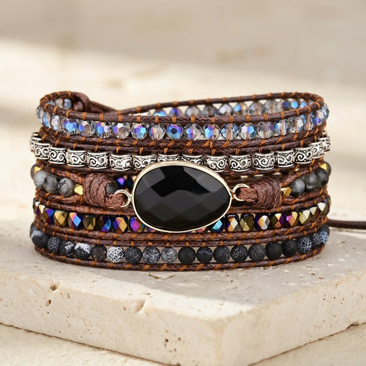 Zwarte Schoonheid — Onyx Armband van Kracht & Elegantie