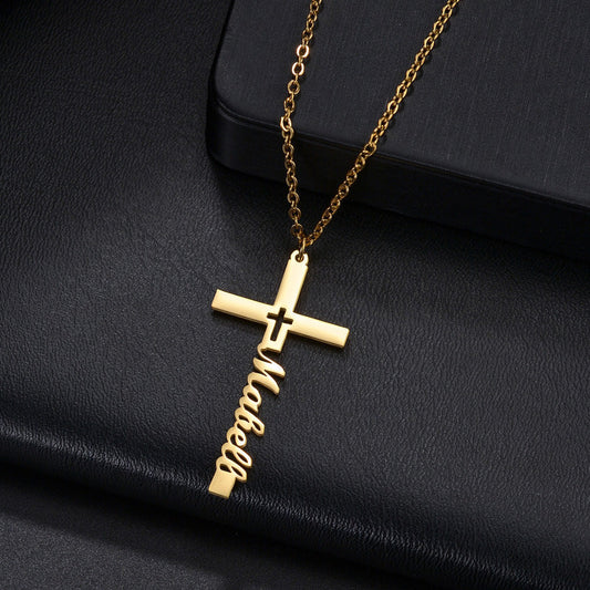 NicheStyle- Kruis Hanger NaamKetting
