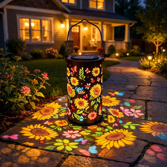 Magic Glow™ Solar Lantaarn – Betoverende Lichtprojectie voor Tuin & Terras