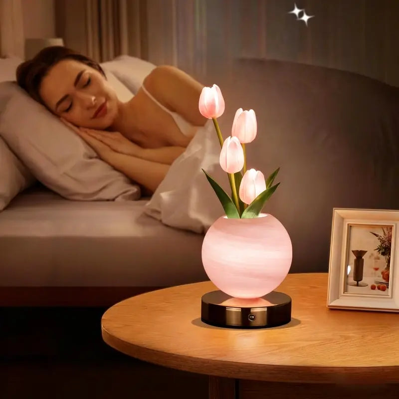 TulipGlow™ Decoratieve Tafellamp