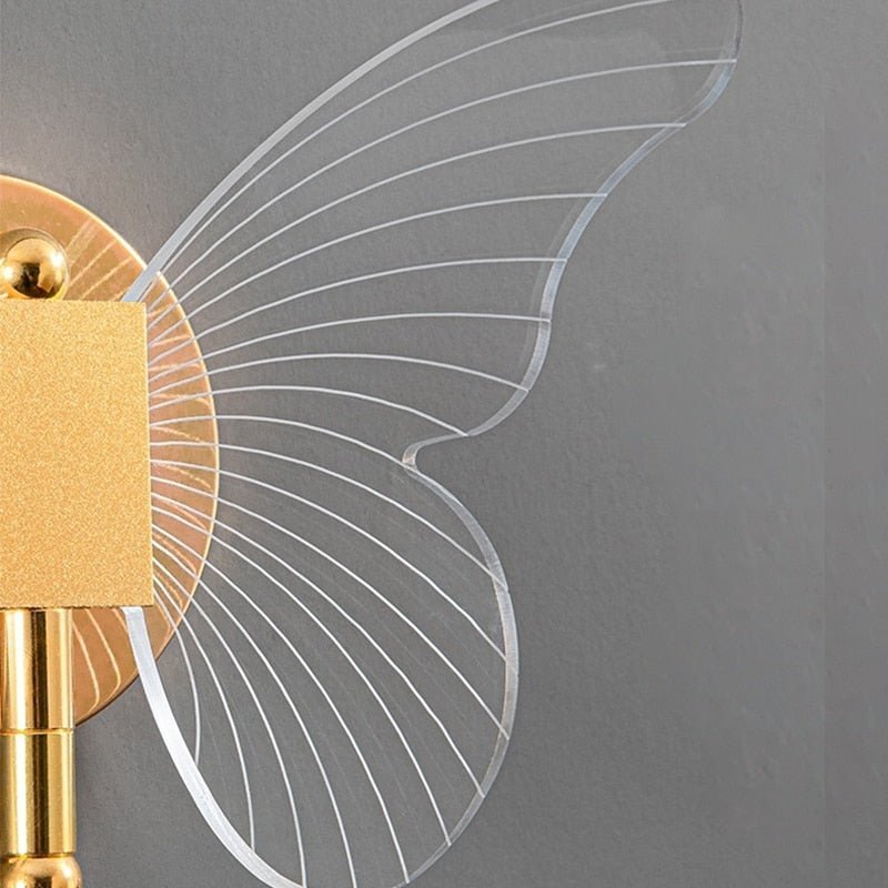 LumiFlair™ Wandlamp met Vlinderontwerp – Gouden LED Wandverlichting voor een Stijlvol Interieur