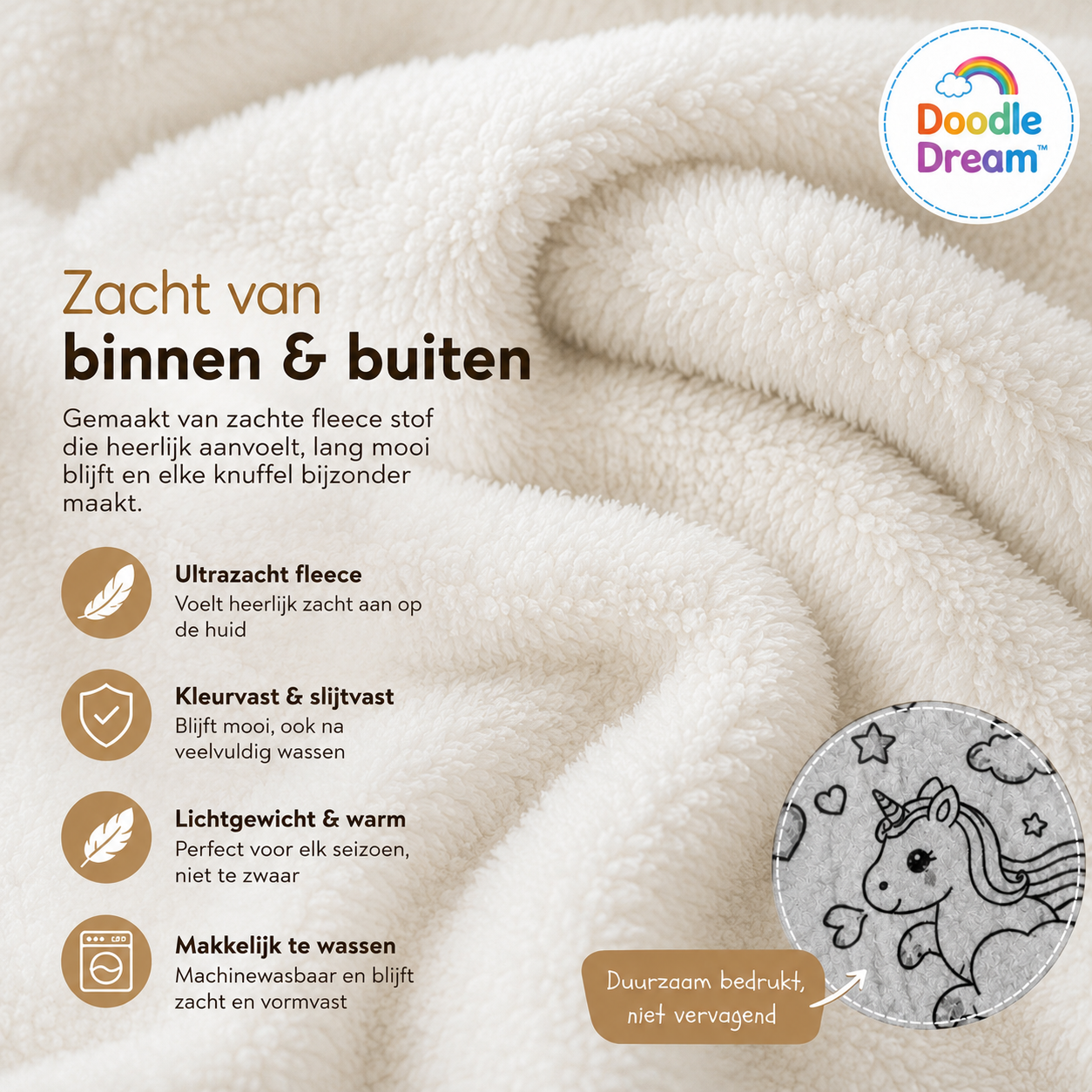 DoodleDream™ Kleurdeken