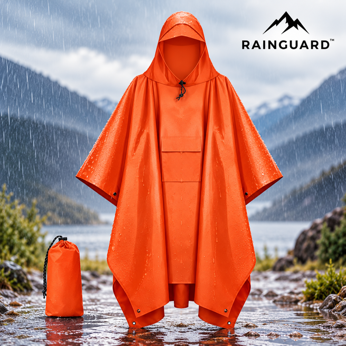 RainGuard-Premium Waterdichte Poncho