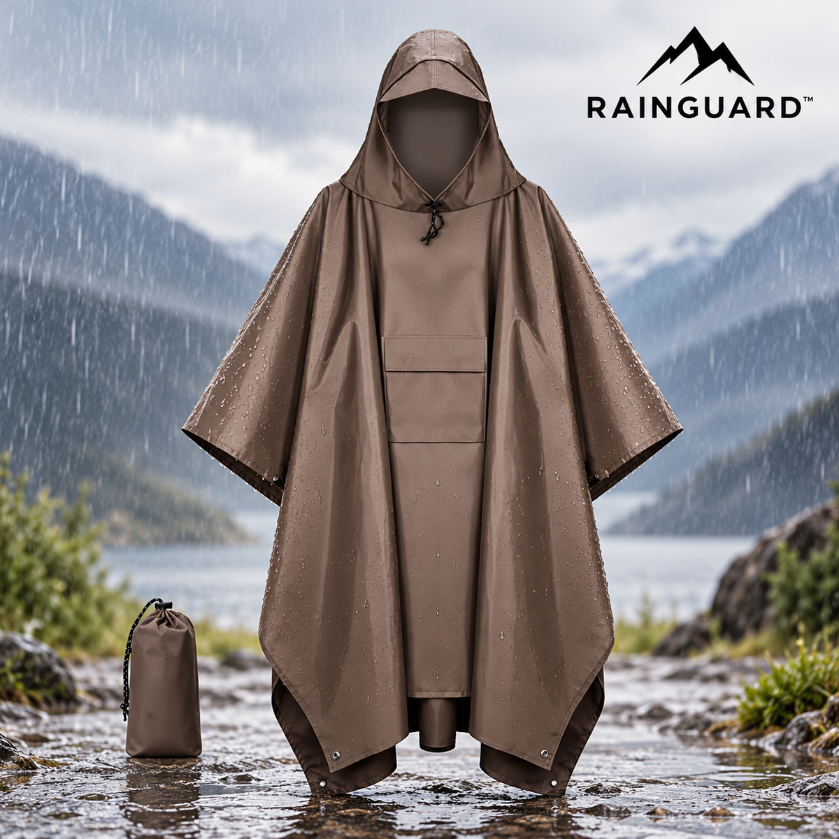 RainGuard-Premium Waterdichte Poncho