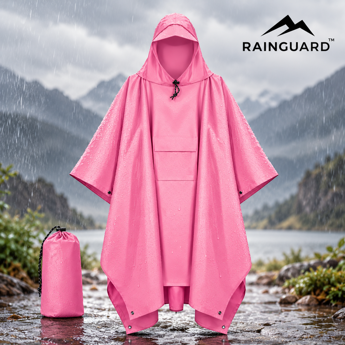 RainGuard-Premium Waterdichte Poncho