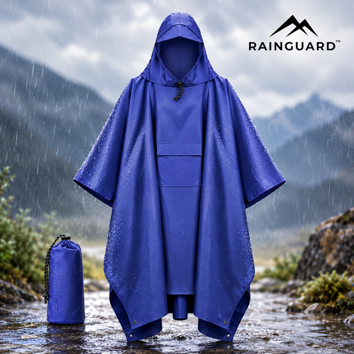 RainGuard-Premium Waterdichte Poncho