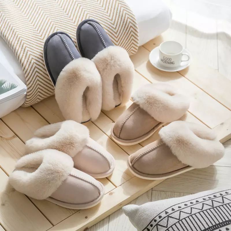 CozyStep™ Luxe Faux Suède Pantoffels