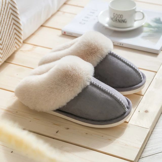 CozyStep™ Luxe Faux Suède Pantoffels