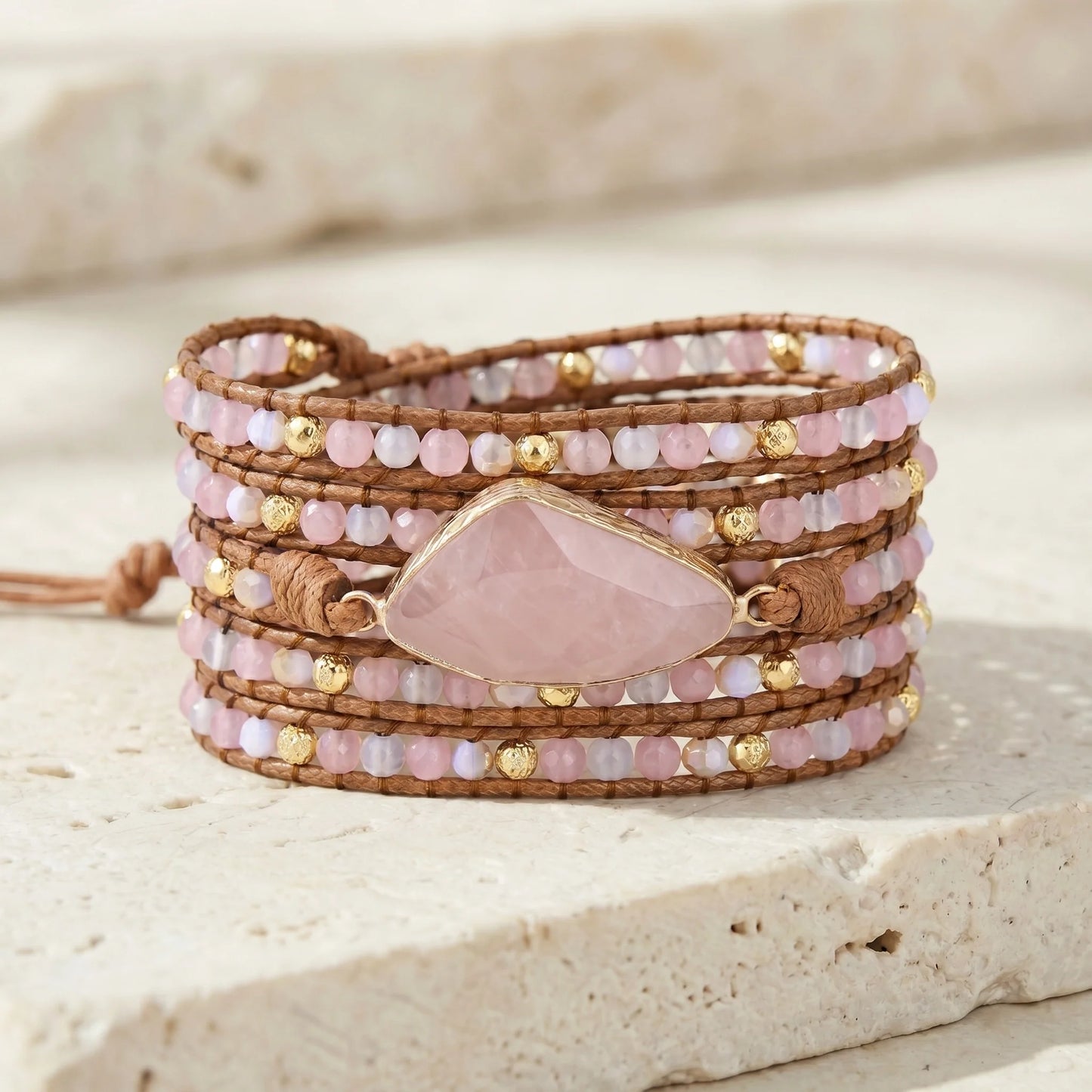 Gentle Grace Rose Quartz Bracelet