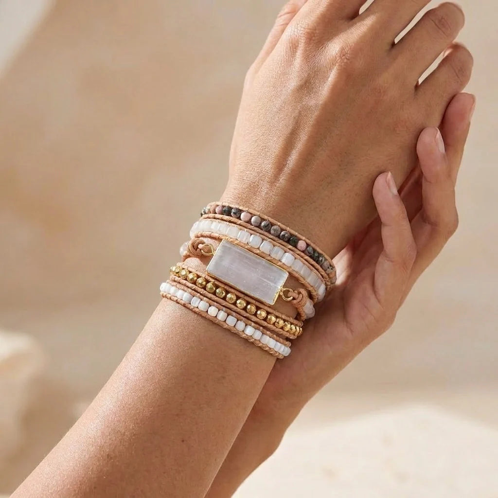 Serene Selenite Bracelet