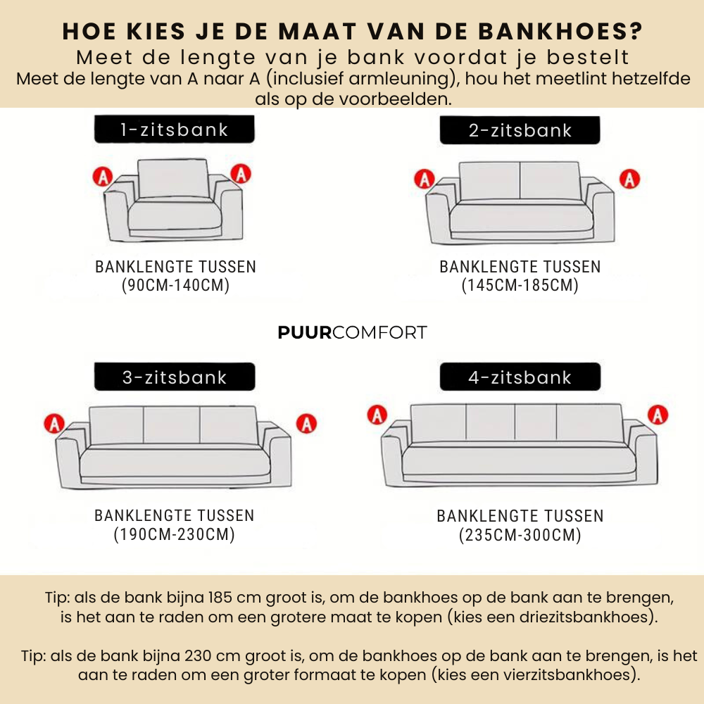 CouchGuard™ Elastische Bankhoes