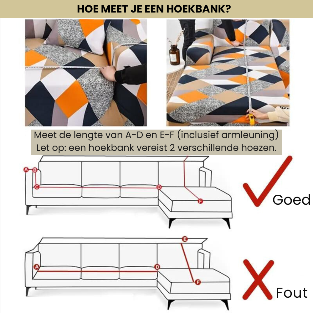 CouchGuard™ Elastische Bankhoes