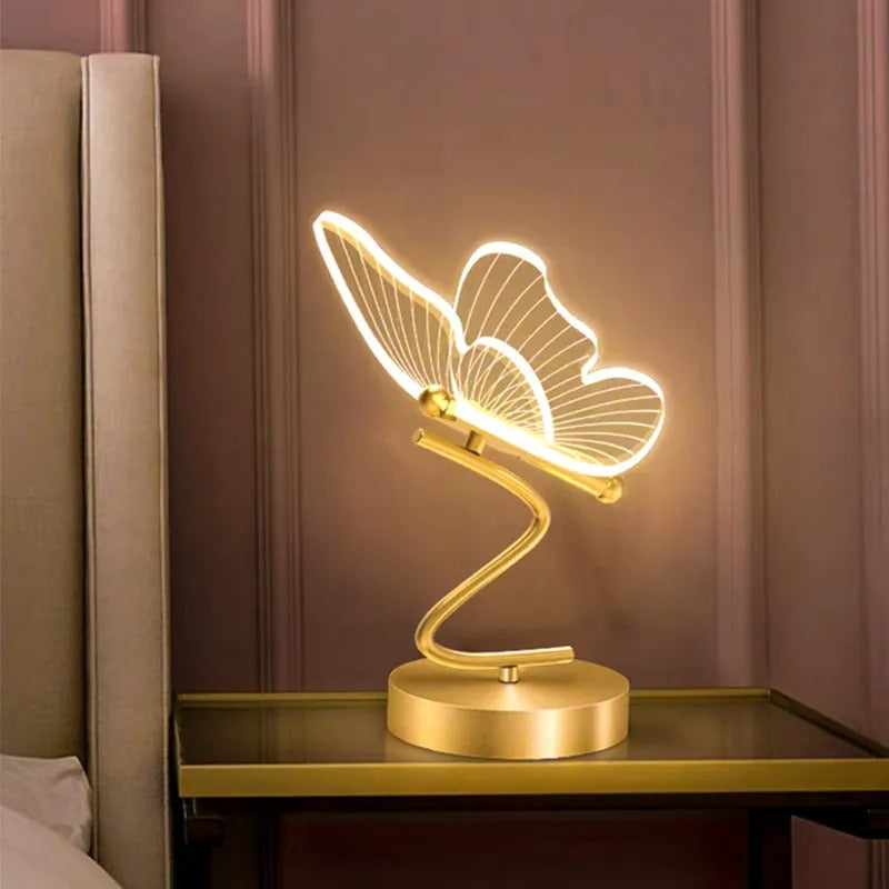LuxeLight™ Vlinder Tafellamp – Sfeervol LED-design voor Woonkamer, Slaapkamer & Kantoor