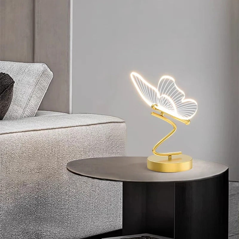 LuxeLight™ Vlinder Tafellamp – Sfeervol LED-design voor Woonkamer, Slaapkamer & Kantoor