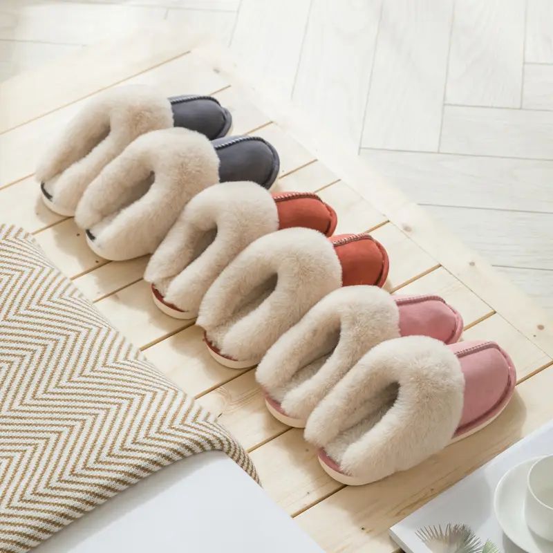 CozyStep™ Luxe Faux Suède Pantoffels