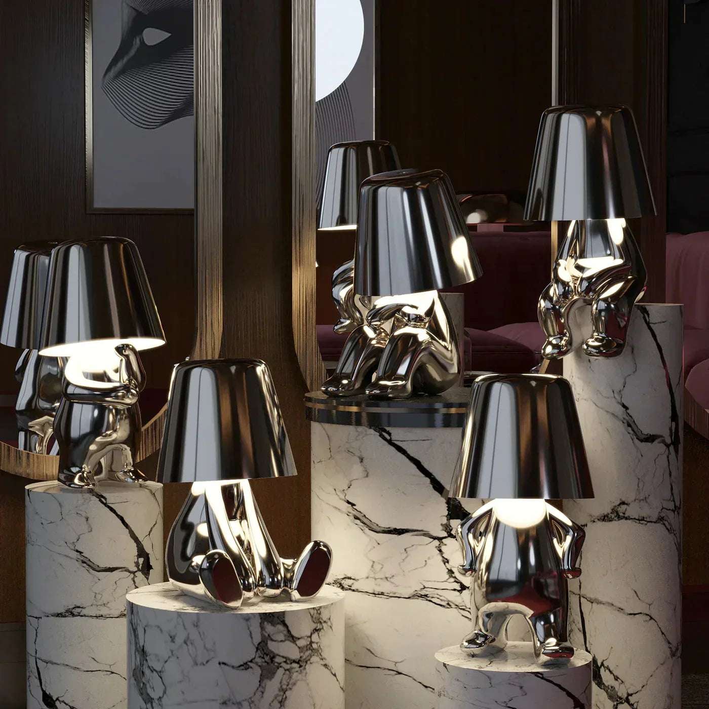 FigurineGlow™ Dimbare Tafellamp – Sfeervolle Verlichting met Touch Control