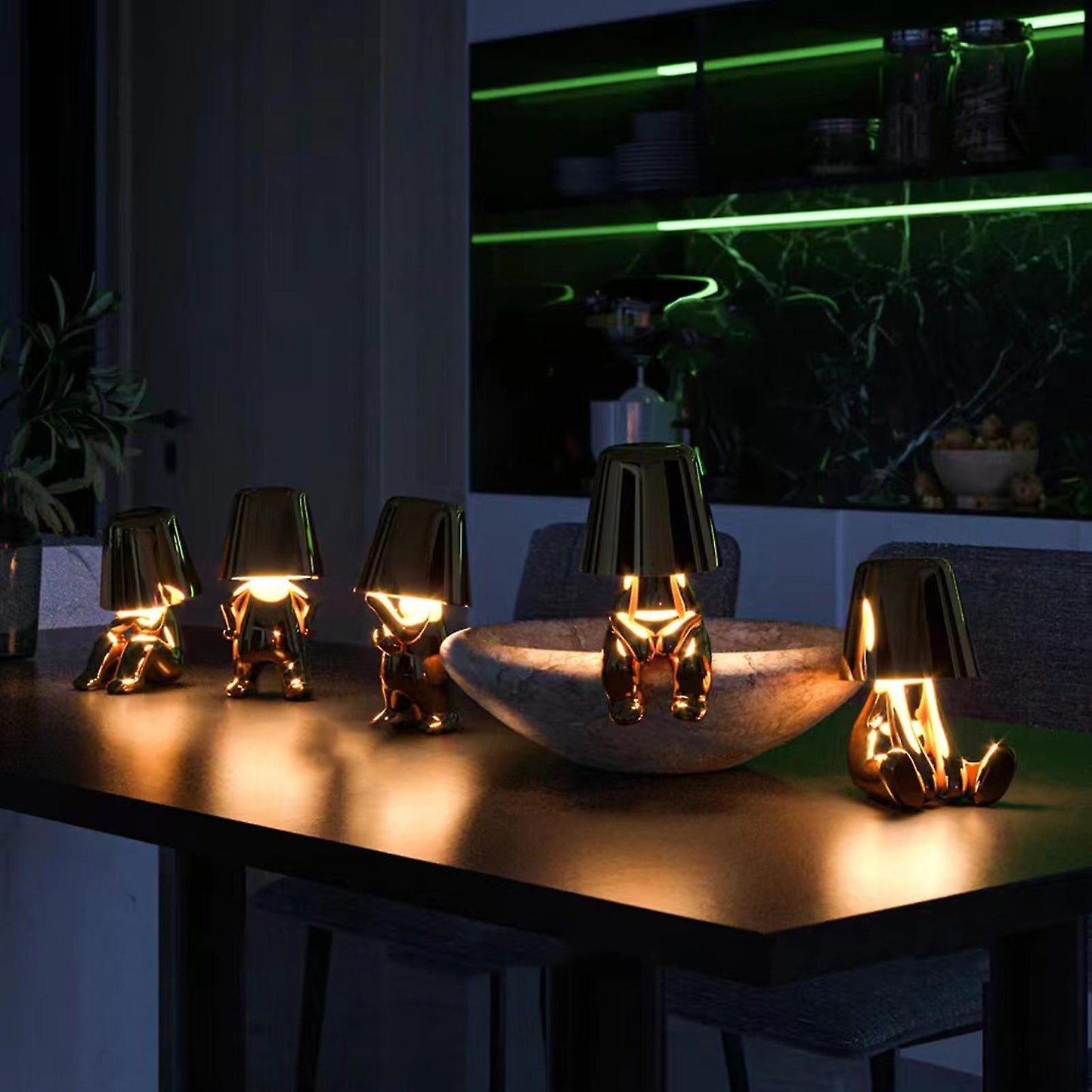 FigurineGlow™ Dimbare Tafellamp – Sfeervolle Verlichting met Touch Control